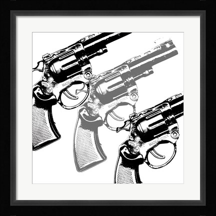 Framed Bang, bang Print