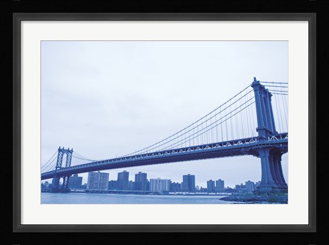 Framed Blue Bridge Print