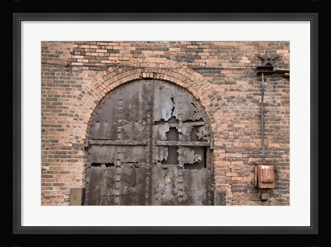 Framed Bricks and Arches II Print