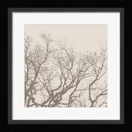 Framed Majesty II  (beige) Print