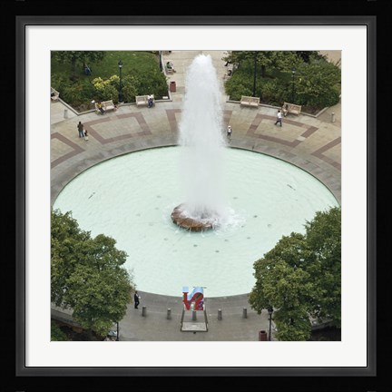 Framed Love from Above Print