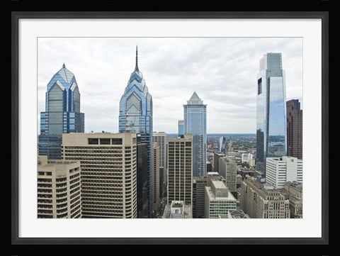 Framed Philly Skyline Print