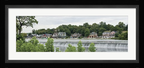 Framed Boathouse Row Print
