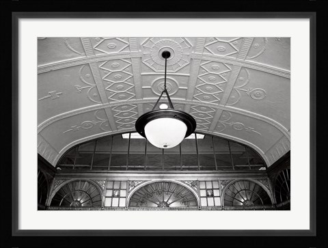 Framed Entry Ceiling (b/w) Print