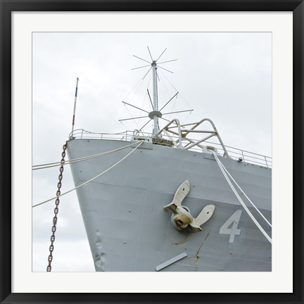 Framed Ship Bow Print