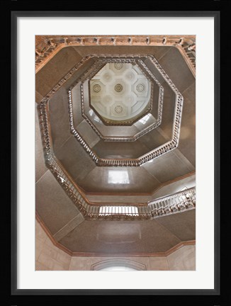 Framed City Hall Stairwell Print