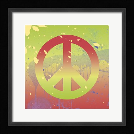 Framed Outtasight Peace Print