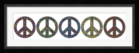 Framed Peace Now! Print