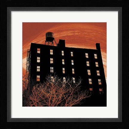 Framed Tribeca Twilight Print