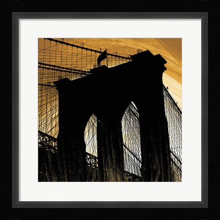 Framed Brooklyn Glow Print