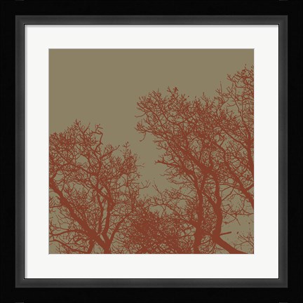Framed Cinnamon Tree I Print