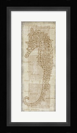 Framed Sea Horse Print