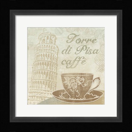 Framed Caffe Pisa Print
