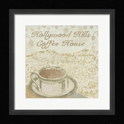 Framed Hollywood Coffee House Print