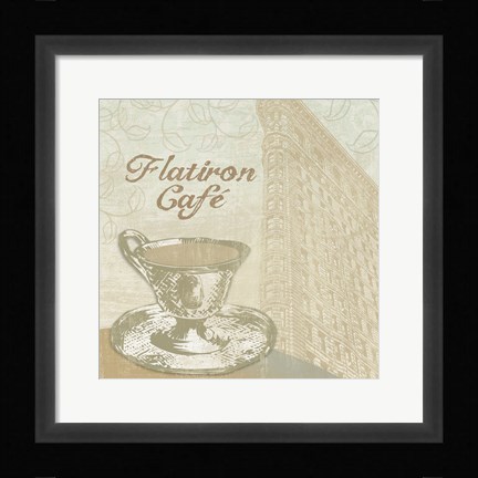 Framed Flatiron Cafe Print