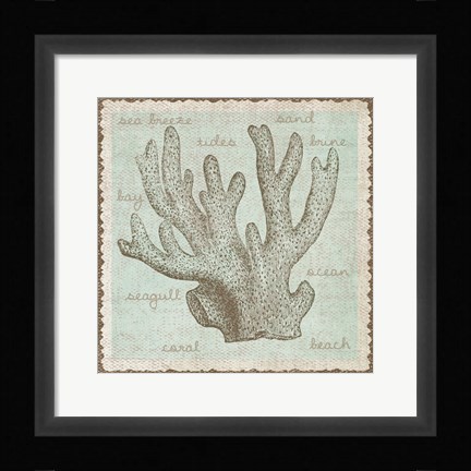 Framed Coral Print