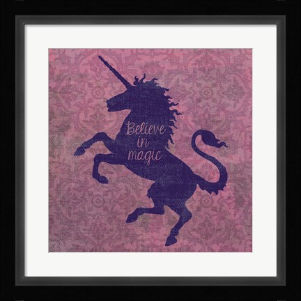Framed Unicorn Print