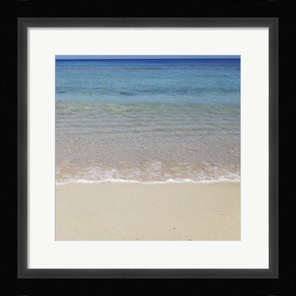 Framed Beach V Print