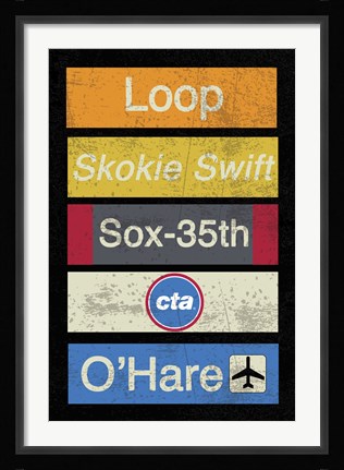 Framed Chicago Print