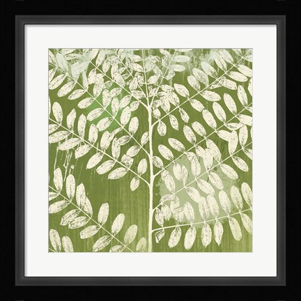 Framed Jade Foliage Print