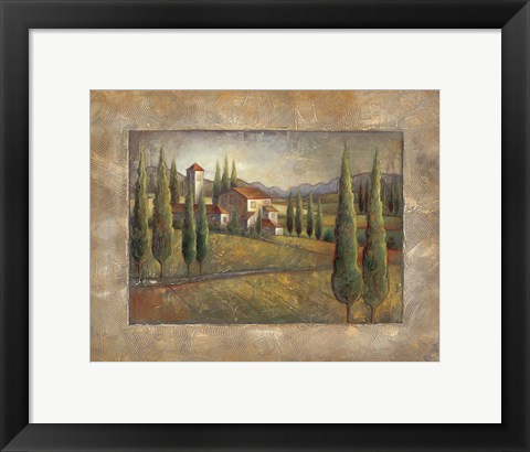 Framed Tuscan Sun I Print