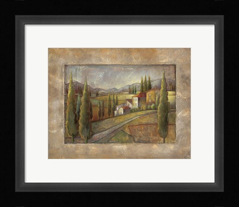Framed Tuscan Sun II Print