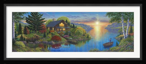 Framed Summer Haven Print