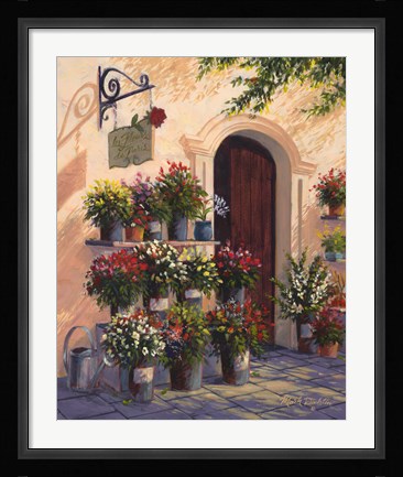Framed Fleurs de Paris Print