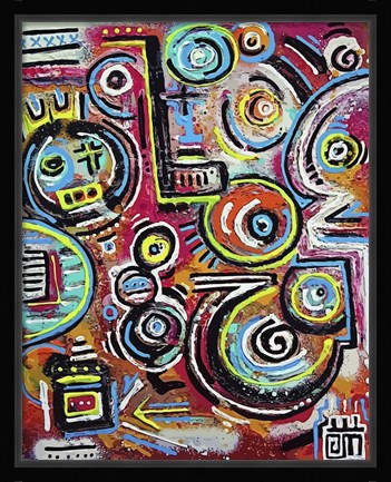 Framed Discotheque Showboats Print