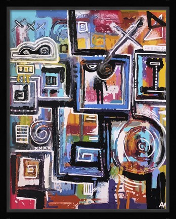 Framed Future is Now At Midnight Print