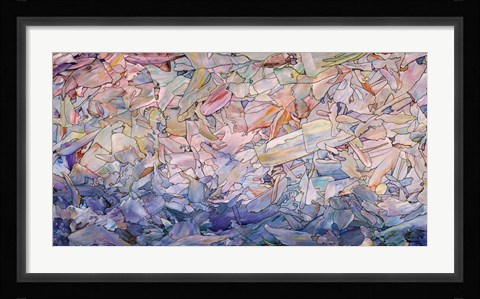 Framed Fragmented Sea Print