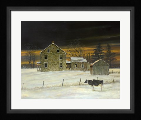 Framed King Wood Sunset Print