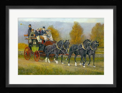 Framed Morning Drive Print