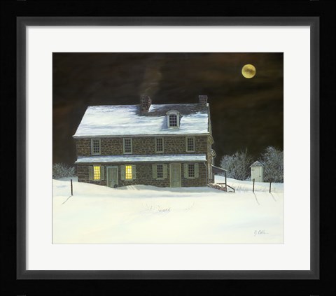Framed Patriot Moon Print