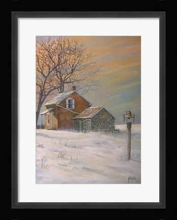 Framed Summer Kitchen Print