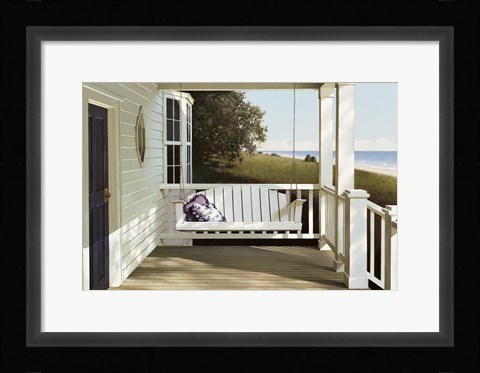 Framed Shore House Print