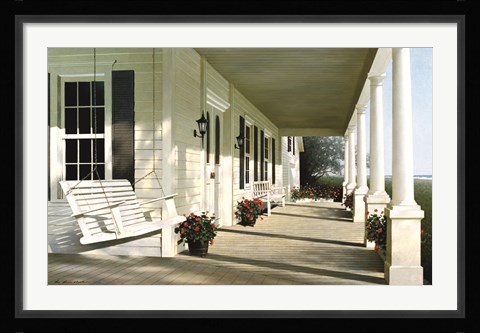 Framed Island Flowers Print