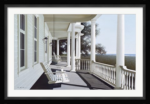 Framed Gaslights Print