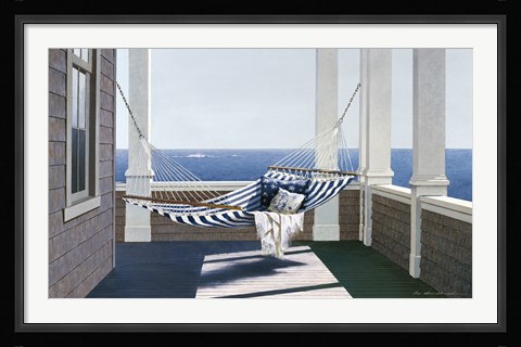 Framed Striped Hammock Print