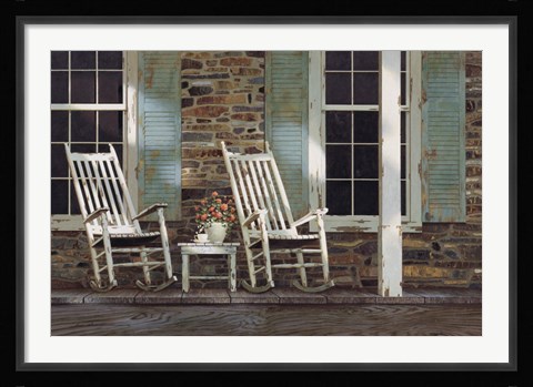 Framed Stone House Print