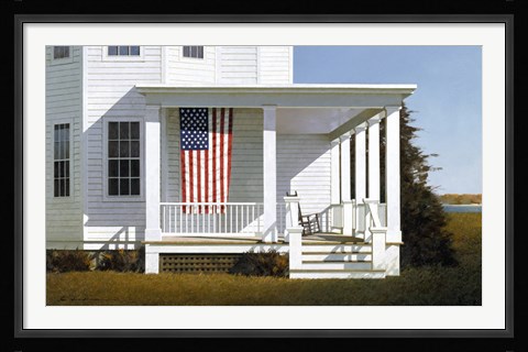 Framed Porch 4 Print