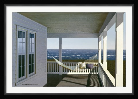 Framed White Caps Print