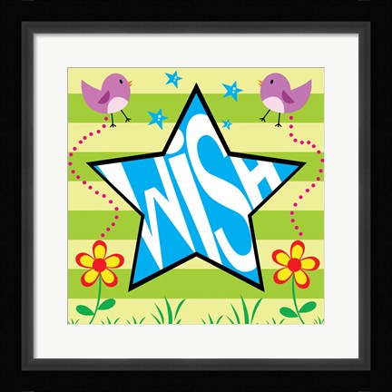 Framed Wish Garden Print