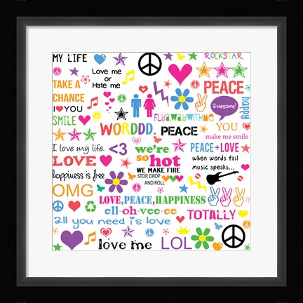 Framed My Space III Print