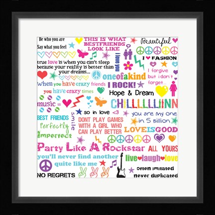 Framed My Space IV Print