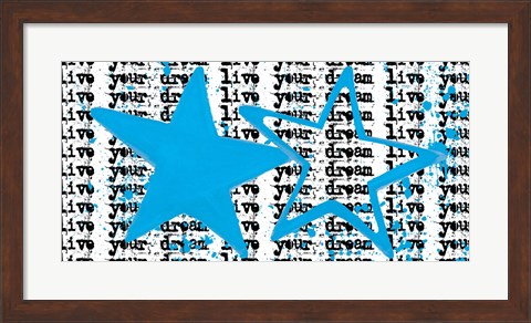 Framed Twin Stars Print