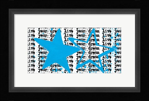 Framed Twin Stars Print