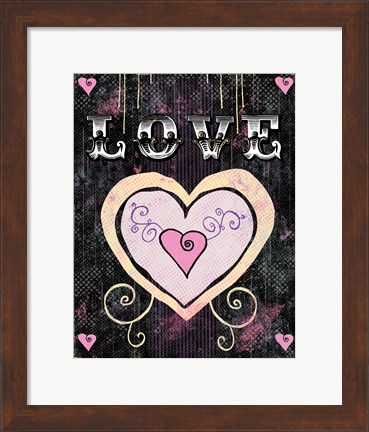 Framed Heart - Love Print
