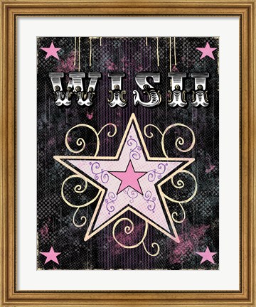Framed Star - Wish Print