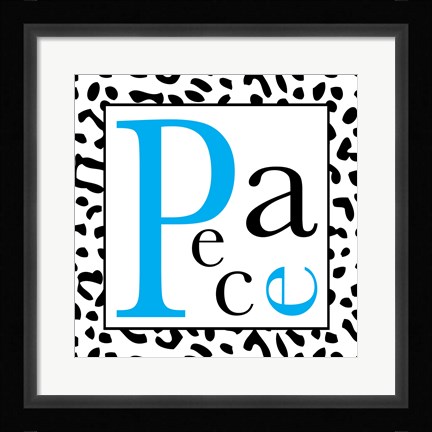 Framed Peace 1 Print